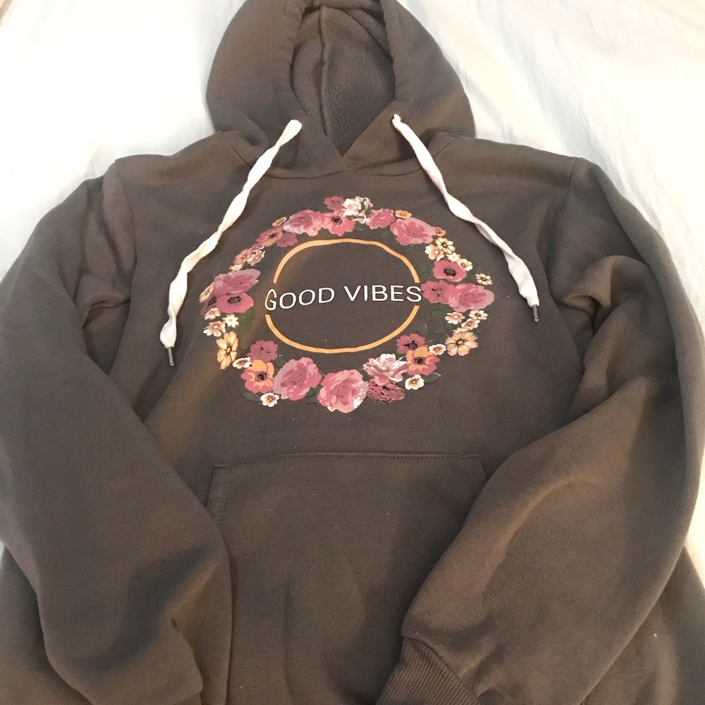 floral hoodie